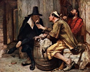 クロムウェルの聖人たち（カラーリトグラフ） 作： John (after) Pettie