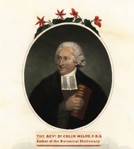 コリン・ミルンの肖像、植物学者.1806（彫刻） 作： John (after) Russell