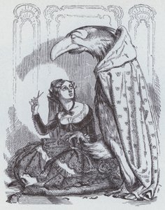 恋する鷹」（リトグラフ 作： John (after) Tenniel