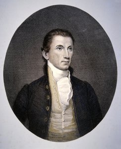 ジェームズ・モンロー（1758-1831） アッシャー・ブラウン・デュラン（1796-1886）が彫刻したもの（彩色済み彫刻 作： John (after) Vanderlyn