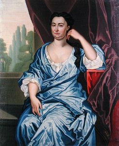 キリアン・ヴァン・レンセラー夫人（マリア・ヴァン・コートラント）1730年頃（油彩・キャンバス