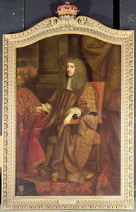 アンソニー・アシュレイ・クーパー大法官のローブを着た第1代シャフツベリー伯爵、1672年頃（油彩・キャンバス 作： John (attr. to) Greenhill
