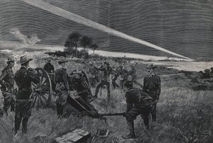 ダイキリ湾に上陸するアメリカ軍、砲撃開始（6月24日 作： Walter Charles Mills
