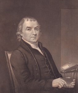 アメリカのメソジスト司教William Mc Kendree（1757-1835）の肖像、エングレーヴィング、1870年頃