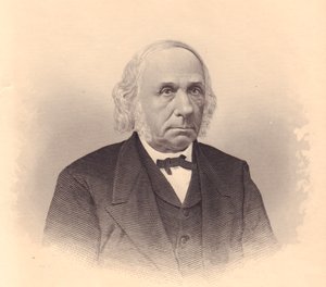 アメリカの実業家でメソジスト派の牧師であったトーマス・T・タスカー（1799-1892）の肖像、FE・ジョーンズのエングレーヴィング（Ladies