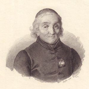 イタリアの神学者ピエトロ・タンブリーニ（1737-1827）の肖像、マフェイスの銅版画 作： Walter Charles Mills