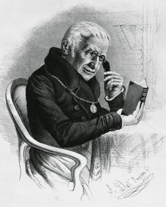 イタリアの医師・作家ロレンツォ・ロンドリーニ（1752-1844）の肖像（アントニオ・ダッロンガロ作画 作： Walter Charles Mills