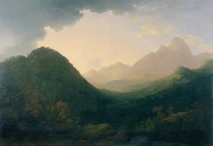 おそらくダドン渓谷から見た湖水地方の眺め (オイル) 作： John (attr.to) Glover