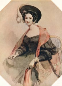 女性の肖像、c1855