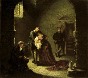 刑務所のシーン、1854年。 作： John Adams Elder