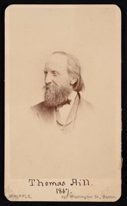 トーマス・ヒルの肖像 1818-1891, 1867. 作： John Adams Whipple
