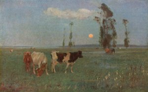 「夜の使者」、c1896-1897、c1930。 作： John Alfred Arnesby Brown