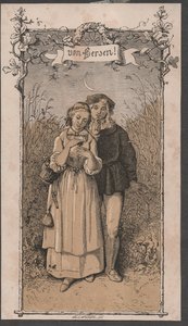 心臓から 1850年頃（彩色木版画） 作： John Allanson