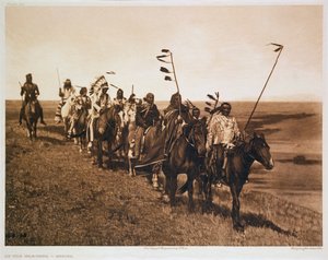「戦争の道 - Atsina」、1908 作： John Andrew and Son