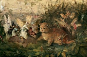 妖精の中の猫 作： John Anster Fitzgerald