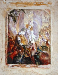 コンサート（水彩・紙） 作： John Anster Fitzgerald