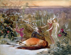 コックロビンを殺した者 作： John Anster Fitzgerald
