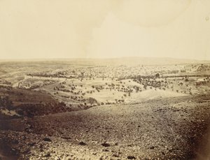 エルサレム、1860年代。 作： John Anthony