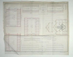 囚人のための建物案（監禁と規律のシステムの下で） by マチョノキ大尉、R.N. 作： John Arrowsmith