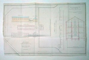 ニュー・サウス・ウェールズ州パラマタの女性工場に設置された独居房群 作： John Arrowsmith