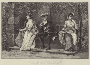 どれだけ幸せになれるか！イギリス王立協会の展示会で 作： John Arthur Lomax