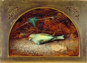 死んだリネット 作： John Atkinson Grimshaw