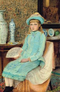 ブルーベル、1877年 作： John Atkinson Grimshaw