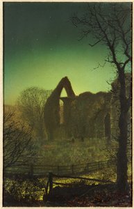ボルトン修道院 作： John Atkinson Grimshaw