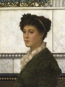 ブルネッタ、1882 作： John Atkinson Grimshaw