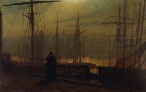再びホーム 作： John Atkinson Grimshaw
