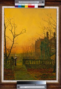 リーズKnostrop Hall 作： John Atkinson Grimshaw
