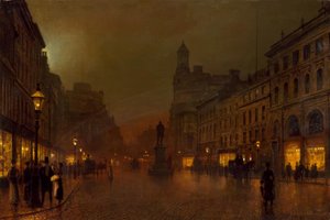 マンチェスター（イングランド）、 作： John Atkinson Grimshaw