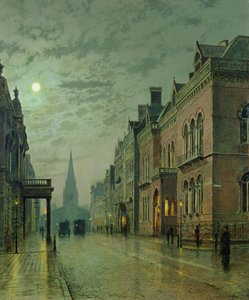 パークロウ、リーズ 作： John Atkinson Grimshaw