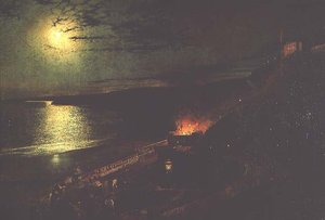 スカボローシック・トランジット グロリア・ムンディ 作： John Atkinson Grimshaw
