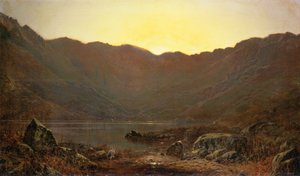 ヘロンのたまり場 作： John Atkinson Grimshaw