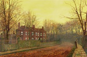 年の終わりの栄光 作： John Atkinson Grimshaw