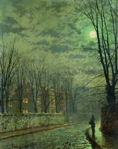 不明な画像 作： John Atkinson Grimshaw