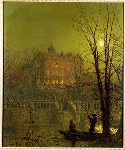月光の下で、1882 作： John Atkinson Grimshaw