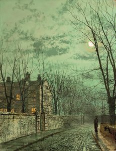 月光の下で、1887 作： John Atkinson Grimshaw