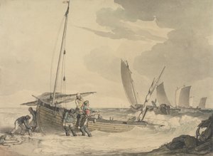 Pescador saindo para o mar 作： John Augustus Atkinson