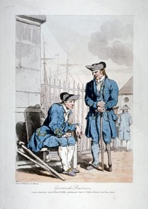 「グリニッジの年金受給者」、1808 年 作： John Augustus Atkinson