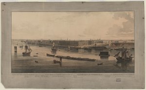 1805年から1807年の間のサンクトペテルブルクのパノラマビュー