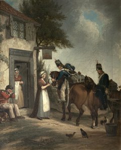 爽やかな兵士、1805年頃 作： John Augustus Atkinson