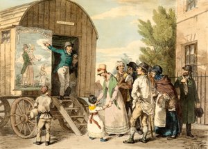 ショー、パブ。 c1821。 作： John Augustus Atkinson