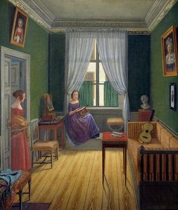 ストックホルムの先生のアパート 作： John Augustus Köhler