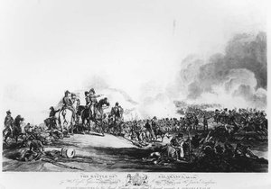 1813年7月22日、G。ルイスによって刻まれたサラマンカの戦い（1813年） 作： John Augustus after Atkinson