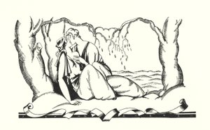 バイロン卿によるドン・ファンのイラスト (litho) 作： John Austen