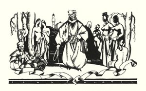 バイロン卿によるドン・ファンのイラスト (litho) 作： John Austen