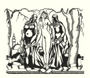 バイロン卿によるドン・ファンのイラスト (litho) 作： John Austen