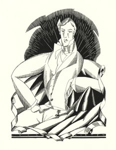 バイロン卿によるドン・ファンのイラスト (litho) 作： John Austen